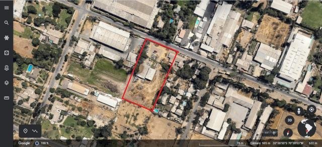Terreno con galpón y casa La Pintana